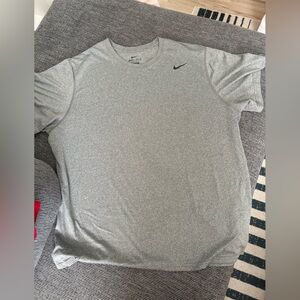 Nike Men's Heather Gray Short Sleeve Tee XXL